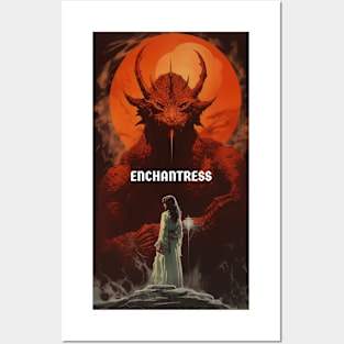 ENCHANTRESS - DARK FANTASY ART STYLE Posters and Art